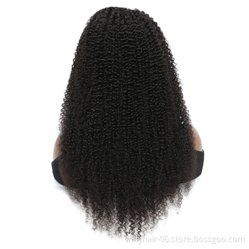 Cheap 8 Inch Hd 13x4 Lace Full Frontal Lace Wig,hd Transparent Deep Curly Lace Wig,12a Grade Cuticle Aligned Virgin Hair Wigs
